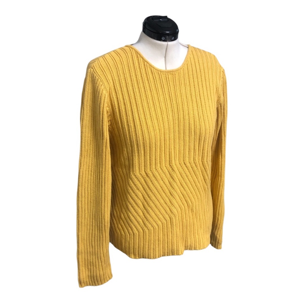 🔸Liz Claiborne women’s mustard yellow sweater🔸 - Picture 3 of 7